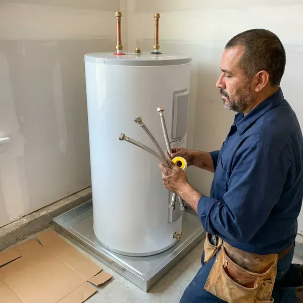 Local gas water heater installation by HFN Plumbing, Charlotte, NC